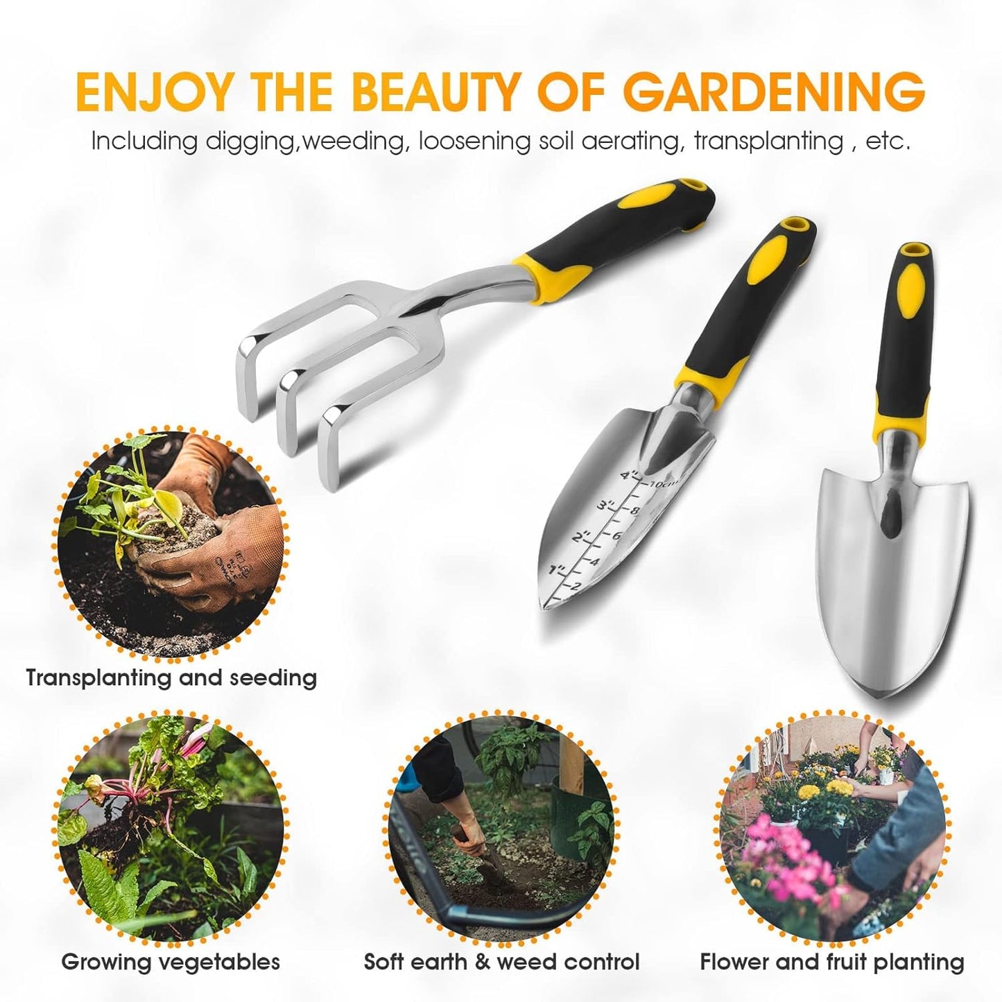 Anti9™ Plant Set – 3-Piece Garden Tool Kit