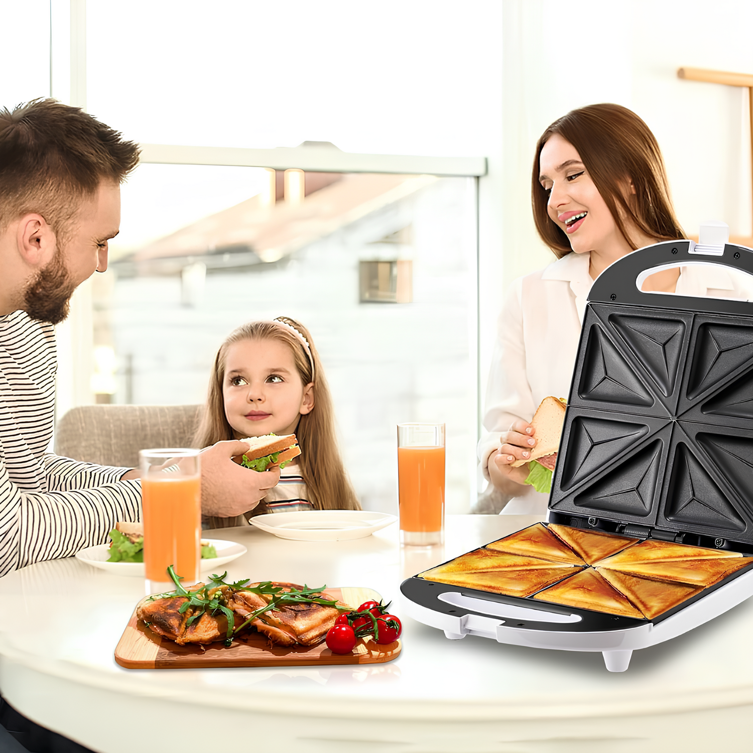 Hot Sandwiches, Happy Smiles