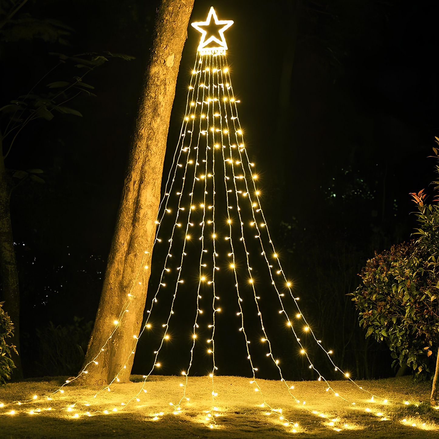 Anti9™ LED Waterfall – Outdoor Star Light